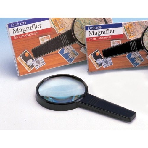 Playwell Magnifying Glass-90mm - Magnifying Area 3.54" (90 mm) Diameter - Overall Size 7.68" (195 mm) Height x 3.78" (96 mm) Width