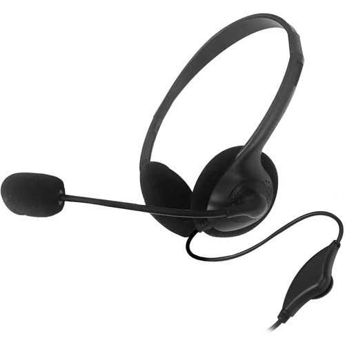Maxell HP-BM6 199323 Headset - Stereo - USB - Wired - Binaural - Black - Mobile Phone Headsets & Accessories - MAX199323
