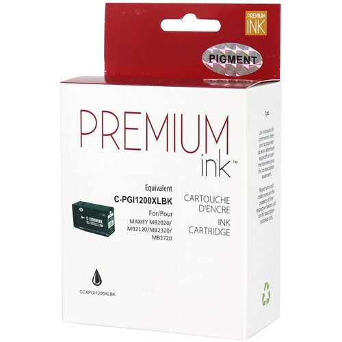 Premium Ink Inkjet Ink Cartridge PGI1200XLBK - Black - 1 Each