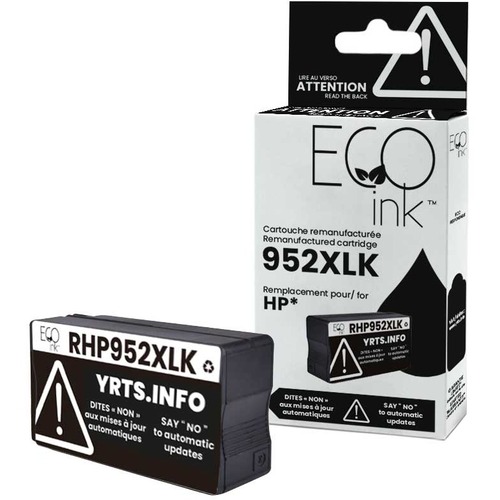 Eco Ink Remanufactured Inkjet Ink Cartridge - Black - 1 Each