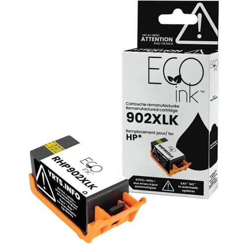 Eco Ink Remanufactured Inkjet Ink Cartridge - Black - 1 Pack