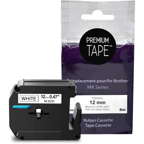 Ruban d'impresssion compatible (Alternative à Brother MK231) - Premium Tape