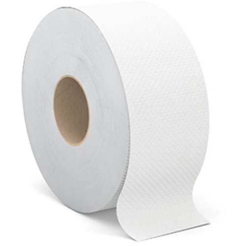 Cascades PRO Select Jumbo Toilet Paper - 2 Ply - 3.30" x 500 ft - White - Fiber - Soft, Durable, Long Lasting, Strong, Biodegradable - For Multi Surface, Multipurpose - 12 / Carton
