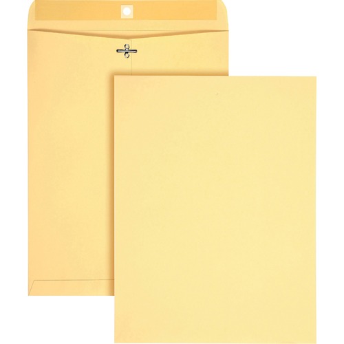 Quality Park 10 x 13 Heavy-Duty Clasp Envelopes - Clasp - #97 - 10" Width x 13" Length - Clasp/Gummed Flap - 100 / Box