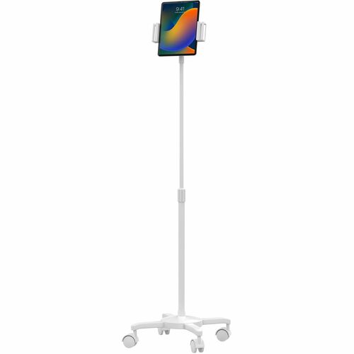 CTA Digital Universal Quick Connect Floor Stand (White) - Up to 13" Screen Support - Floor - White