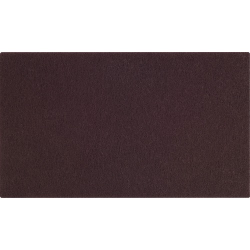 Scotch-Brite Surface Preparation Pads - 10/Carton - Rectangle - 14" Width x 0.40" Thickness - Scrubbing, Stripping - Concrete, Granite, Marble, Vinyl, Wood, Terrazzo, Stone Floor - 175 rpm to 600 rpm Speed Supported - Residue-free - Nylon Fiber - Maroon