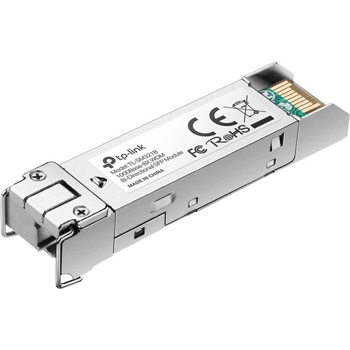 TP-Link TL-SM321B-2 - 1000Base-BX WDM Bi-Directional Gigabit Single-Mode SFP Module - Plug and Play - LC Simplex Interface - Hot Pluggable - Up to 2km Distance - Support SFP-MSA & DDM