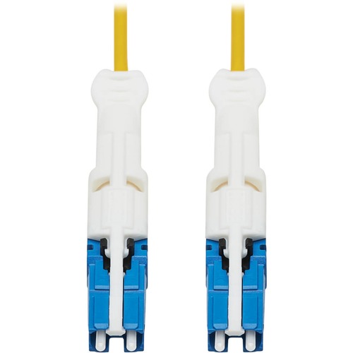 Tripp Lite Duplex Singemode 400Gb Fiber Optic Cable 9/125 OS2 LSZH Yellow 3M - 9.84 ft Fiber Optic Network Cable for Network Device, Transceiver, Patch Panel, Network Switch - First End: 2 x CS Male Network - Second End: 2 x CS Male Network - 400 Gbit/s -
