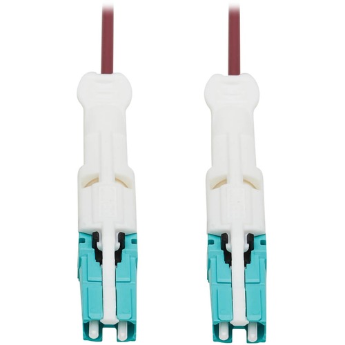 Tripp Lite Duplex Multimode Fiber Optic Cable 400G OM4 LSZH CS-PC CS-PC 1M - 3.28 ft Fiber Optic Network Cable for Network Device, Patch Panel, Network Switch, Transceiver - First End: 2 x CS Male Network - Second End: 2 x CS Male Network - 400 Gbit/s - P