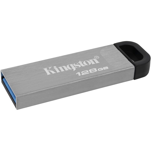 Kingston DataTraveler Kyson 128GB USB 3.2 (Gen 1) Type A Flash Drive - 128 GB - USB 3.2 (Gen 1) Type A - 200 MB/s Read Speed - 60 MB/s Write Speed - 5 Year Warranty - USB Drives - KINDTKN128GBCR