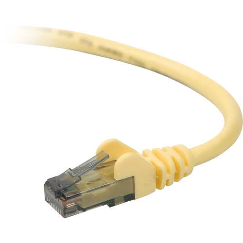 Belkin Cat. 6 UTP Patch Cable - RJ-45 Male - RJ-45 Male - 50ft - Yellow