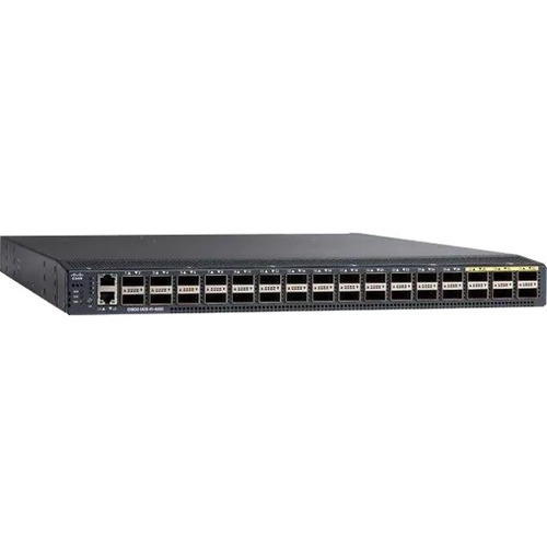 Cisco Fibre Channel Switch - 40 Gbit/s - 32 Fiber Channel Ports - 2 x RJ-45 - Gigabit Ethernet - Manageable - Rack-mountable - 1U - Refurbished