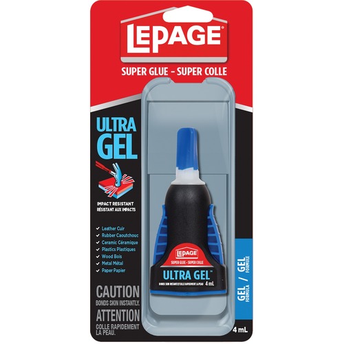 LePage Ultra Gel Super Glue - 4 mL - 1 Each = LEP2598431