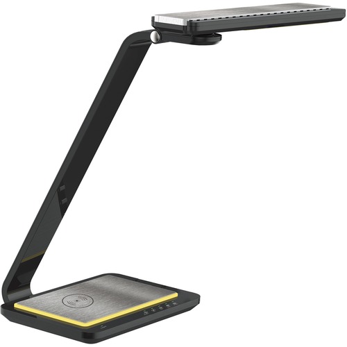 Royal Sovereign RDL-140Qi LED Desk Lamp with Wireless Charger - LED - Black - Desk Mountable - for Desk = RSIRDL140QIB