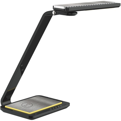 Royal Sovereign RDL-140Qi LED Desk Lamp with Wireless Charger - LED - Black - Desk Mountable - for Desk - Lamps - RSIRDL140QIB