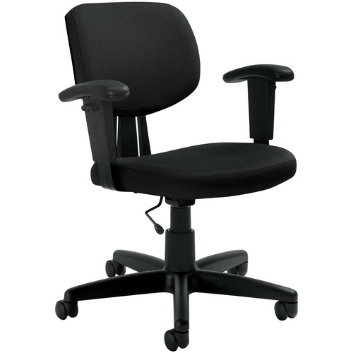 Offices To Go Task Chair - Black - Armrest  MVL1617 - Task Chairs - MVL1617