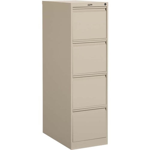 Offices To Go 4 Drawer Letter Width Vertical File - 15.2" x 25" x 52" - 4 x Drawer(s) for File - Letter - Vertical - Ball-bearing Suspension, Lockable, Pull-out Drawer - Nevada = GLBMVL25401N