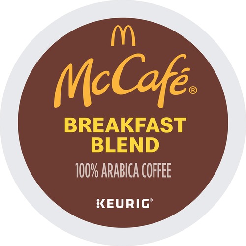 McCafé® K-Cup Breakfast Blend Coffee - Compatible with Keurig Brewer - Light - 24 / Box