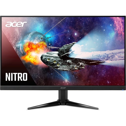 Acer Nitro QG241Y P Full HD LCD Monitor - 16:9 - Black - 23.8" Viewable - Vertical Alignment (VA) - LED Backlight - 1920 x 1080 - 16.7 Million Colors - FreeSync Premium (DisplayPort VRR) - 250 Nit - 1 ms VRB - 165 Hz Refresh Rate - HDMI - DisplayPort