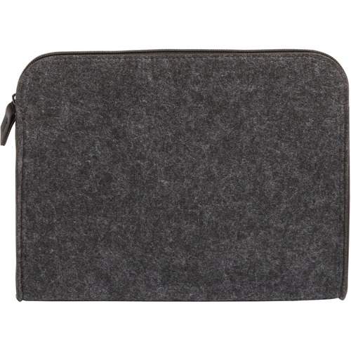 Pendaflex Carrying Case for 10" Tablet - Charcoal Gray, Black - Dust Resistant, Scratch Resistant, Smudge Resistant - Vegan Leather, Felt, Faux Leather - 8" (203.20 mm) Height x 9.13" (231.78 mm) Width x 1" (25.40 mm) Depth - 1 Pack