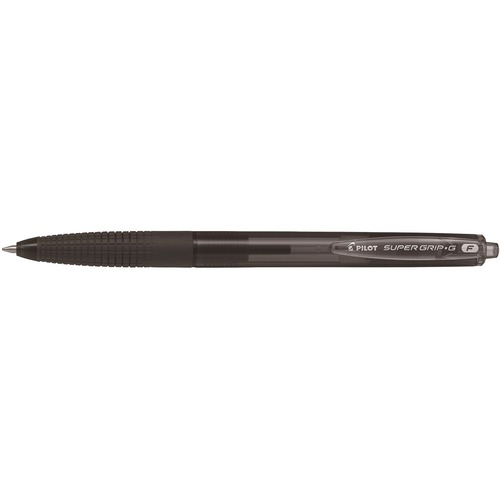 Zebra Pen Super Grip G Ballpoint Pen - Fine Pen Point - Refillable - Retractable - Black Oil Based Ink