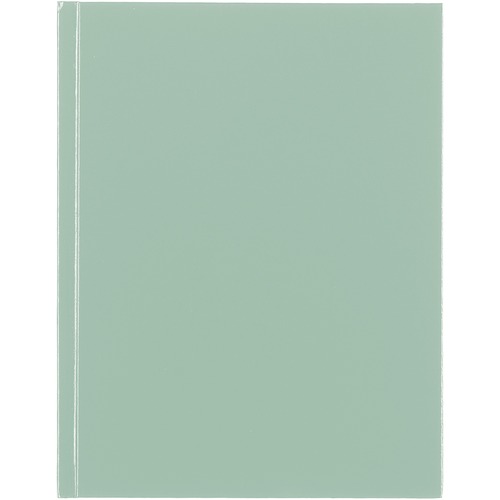 Blueline Pastel Notebook - Sage - 150 Pages Blue Margin - 0.93" (23.50 mm) x 0.72" (18.40 mm) - Durable Cover, Acid-free Paper, Sturdy, Hard Cover - Recycled