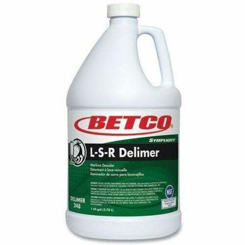 Symplicity L-S-R Delimer - Concentrate - 128 fl oz (4 quart) - Floral Scent - Fast Acting, Low Foaming, Low Odor, Organic, Pleasant Scent - Light Green - 4 / Case