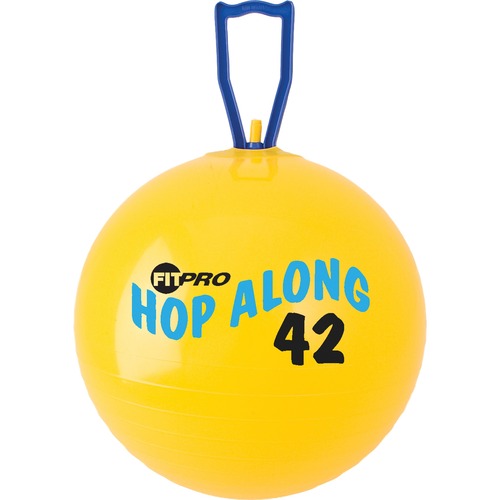 Champion Sports 42 cm Fitpro Hop Along Ball - Yellow