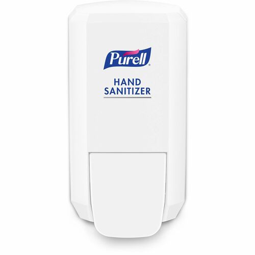 PURELL® CS2 Hand Sanitizer Dispenser (4141-06) for CS2 Hand Sanitizer Refills - Manual - 1.06 quart Capacity - Durable, Wall Mountable, Compact, Push Button - White - 1Each