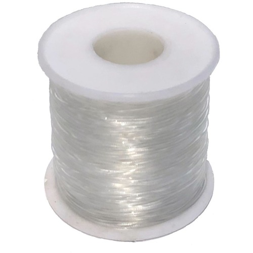 DBLG Import Stretch Beading Cord - 100m Clear - Jewelry, Crafting x 39.37 mil (1 mm)Thickness x 328.08 ft (100000 mm)Length - 1 Each - Clear