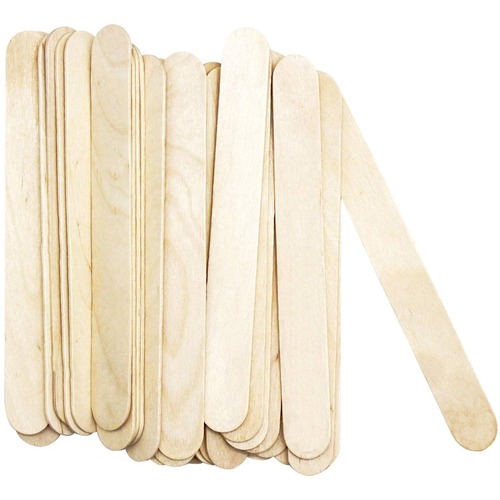 Natural Tongue depressors - 100 / Pack - Wooden Craft Supplies - DBG35507