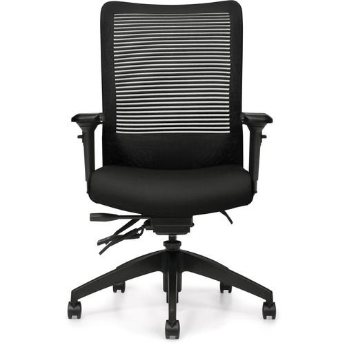 Offices To Go Archer II | Mesh High Back & Upholstered Seat Multi-Tilter - Mesh Seat - Mesh Back - High Back - 5-star Base - Dance - Fabric - Yes - 1 Each - Task Chairs - GLBMVL1895WA54