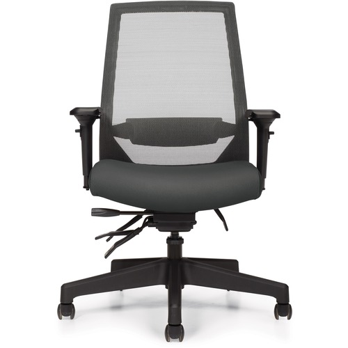 Offices To Go Overtime 350M | Mesh High Back Heavy Duty Multi-Tilter - High Density Foam (HDF) Seat - Mesh Back - High Back - Grand - Fabric - Armrest - 1 Each