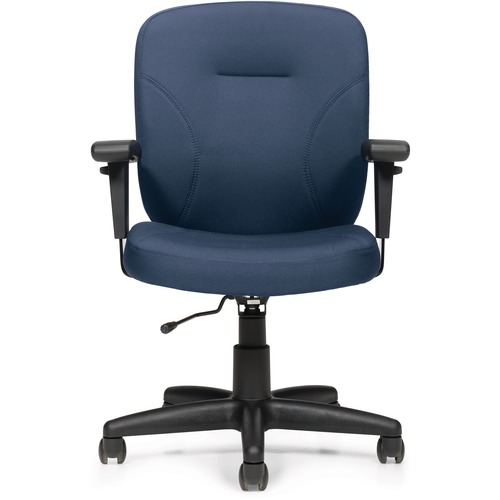 Offices To Go Yoho | Medium Back Task Chair - Mid Back - 5-star Base - Pacific - Fabric - Armrest - 1 Each