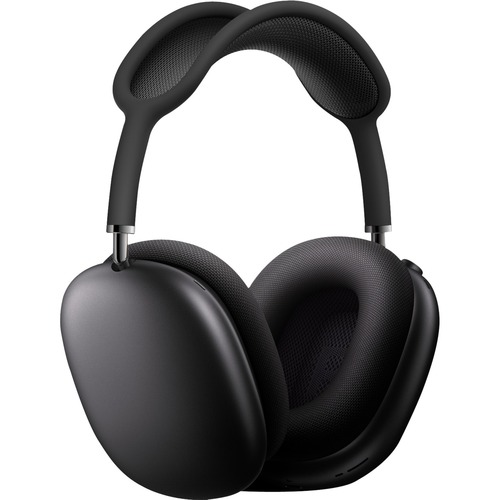 Apple AirPods Max Headset - Stereo - Lightning Connector - Wired/Wireless - Bluetooth - Over-the-head - Binaural - Circumaural - Noise Canceling - Space Gray