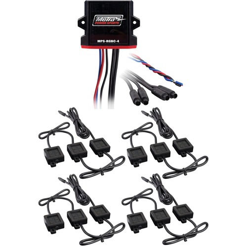 METRA Wheel Well Pod LED String Kit - Black - 1