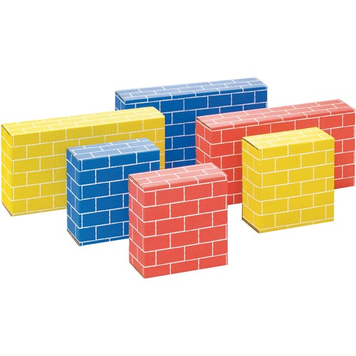 Bankers Box At Play Building Blocks, 40PK - Skill Learning: Building, Exploration, Shape, Size Differentiation