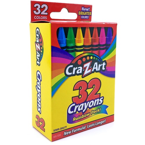 32 ct Premium Quality Color Crayons Set Kids Art Craft Coloring Non Toxic School