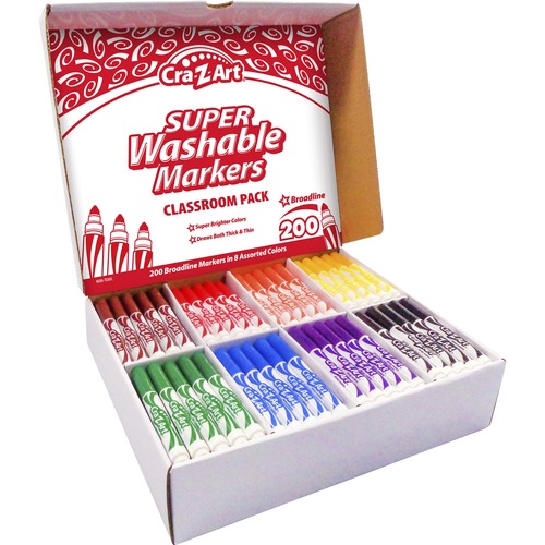 Picture of Cra-Z-Art Super Washable Broadline Markers Pack