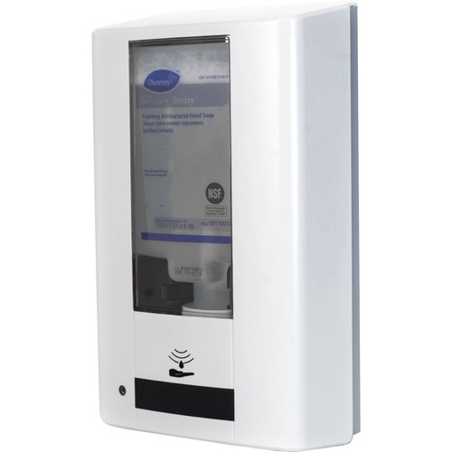 Diversey IntelliCare Hybrid Dispenser - Manual - 1.37 quart Capacity - Durable, Lockable, Site Window, Tamper Resistant, Scratch Resistant, UV Resistant - White - 1Each