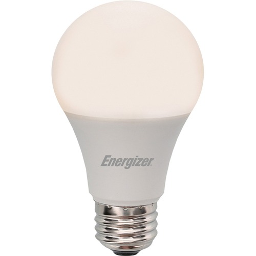 Energizer LED Light Bulb - 6 W - 60 W Incandescent Equivalent Wattage - 800 lm - A19 Size - Warm White, Daylight Light Color - 10000 Hour - 5000°K Color Temperature - 80 CRI - Energy Saver