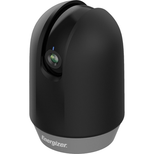 Energizer 1080p Full HD Smart Pan and Tilt Indoor Camera with Camera Steaming (Black) - Night Vision - H.264 - 1920 x 1080 - 3.60 mm - CMOS - Wall Mount, Surface Mount - Alexa, Google Assistant Supported