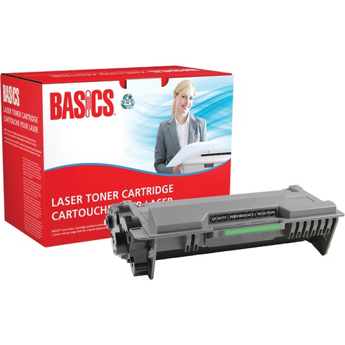 Basics Remanufactured Toner Cartridge - Alternative for Brother - Black - Laser - 3000 Pages