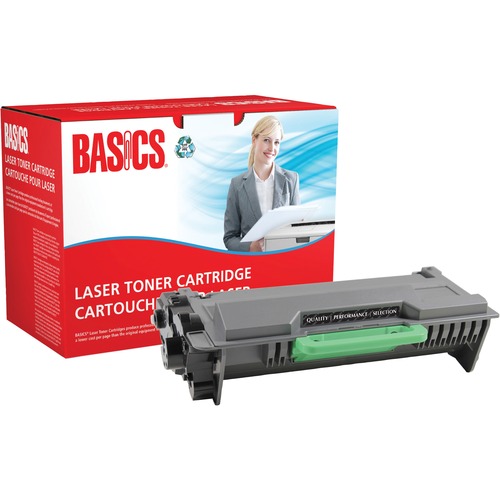 Basics Remanufactured Toner Cartridge - Alternative for Brother - Black - Laser - High Yield - 8000 Pages
