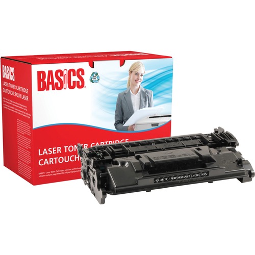 Basics Remanufactured Toner Cartridge - Alternative for HP - Black - Laser - High Yield - 9000 Pages