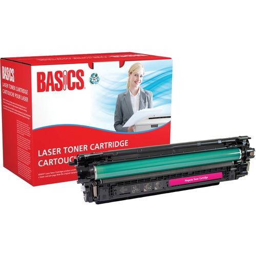 Basics Remanufactured Toner Cartridge - Alternative for HP - Magenta - Laser - High Yield - 9500 Pages