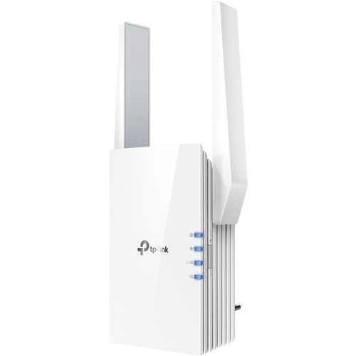 TP-Link RE605X 802.11ax 1.76 Gbit/s Wireless Range Extender - 2.40 GHz, 5 GHz - 2 x External Antenna(s) - MIMO Technology - 1 x Network (RJ-45) - Gigabit Ethernet - 10 W - 1
