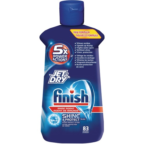 Finish Jet-Dry Rinse Aid - Liquid - 8.5 fl oz (0.3 quart) - 1 Each - Dishwashing Detergents & Liquids - FSHCB815081