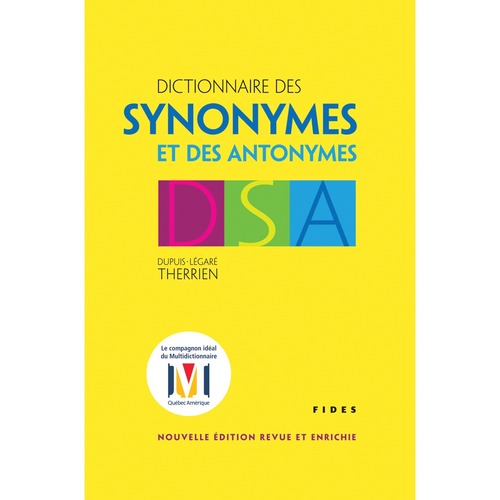 Dictionary Synonym + Antonyme - French - French - Book
