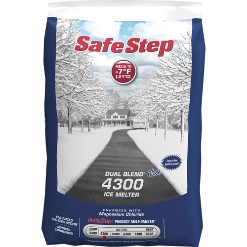 SafeStep Pro Plus Ice Melt - Magnesium Chloride, Sodium Chloride -7°F (-21.7°C) - 50 lb